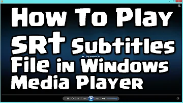 Why are my subtitles not working on Windows Media Player?