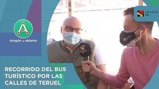 Recorrido del bus turístico por las calles de Teruel