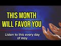 MAY PROPHECY: Expect Overflowing Blessings This Month! - Prophetic Declaration Prayer. 