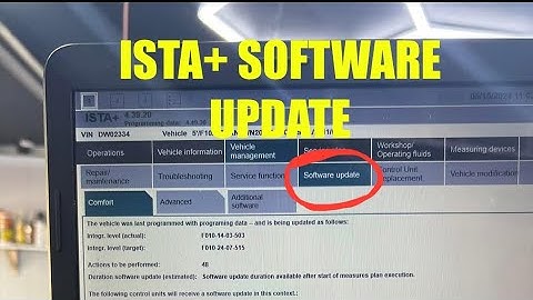 BMW ISTA Software Update Can Be Done Easily!