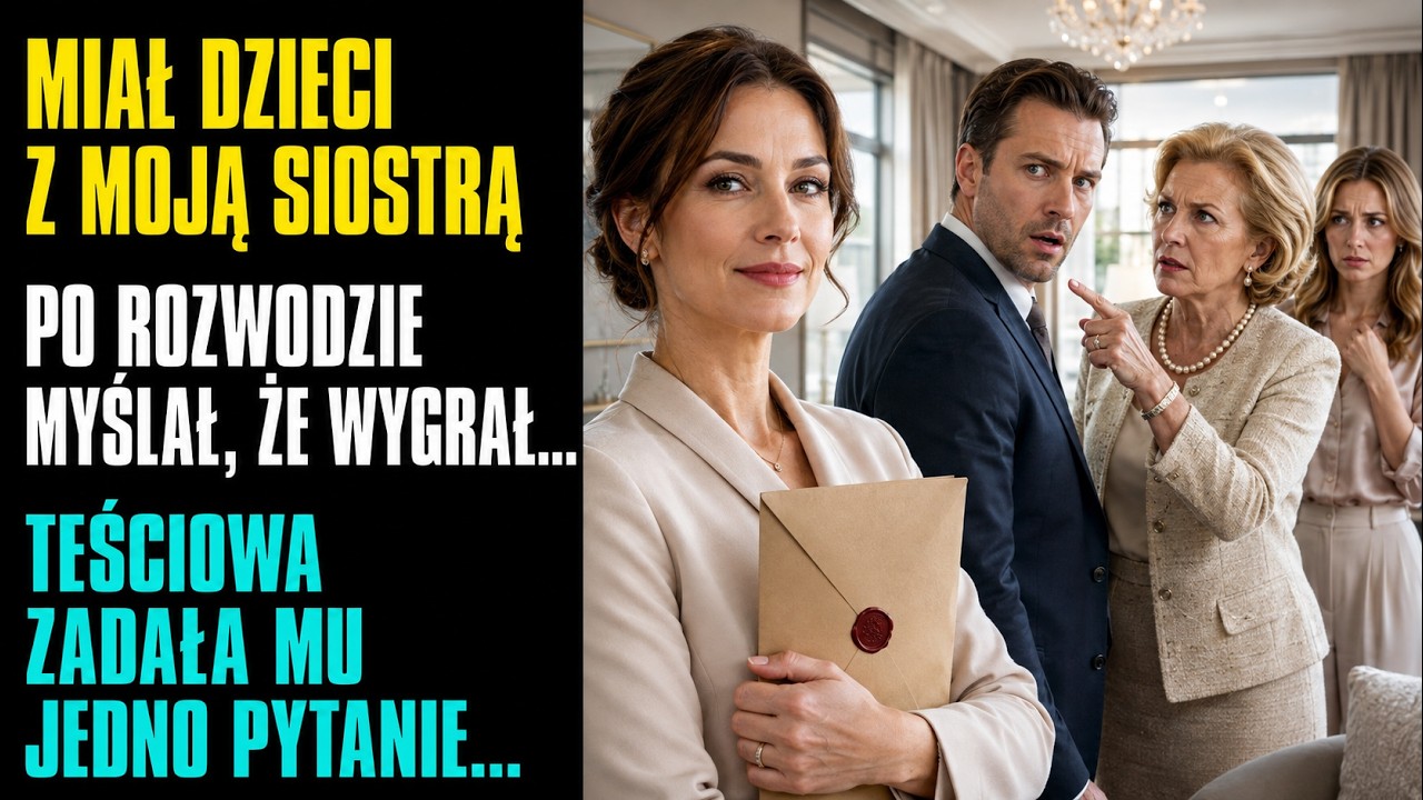 Mąż miał bliźnięta z moją siostrą. Po rozwodzie teściowa zbladła: „Naprawdę niczego nie zauważyłeś?”