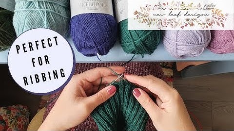 How To Knit the German Twisted Cast On - Perfect for Ribbing!