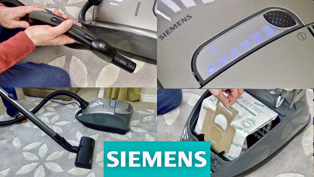 Helder op een experiment doen engineering Banned in the EU Siemens 2000 Watt Dynapower Vacuum Cleaner - YouTube