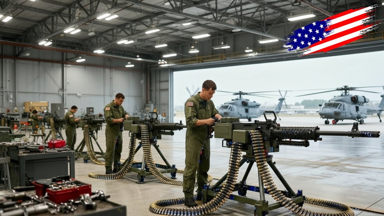 US Marines Test‑Fire New Powerful GAU‑21 Heavy Machine Gun