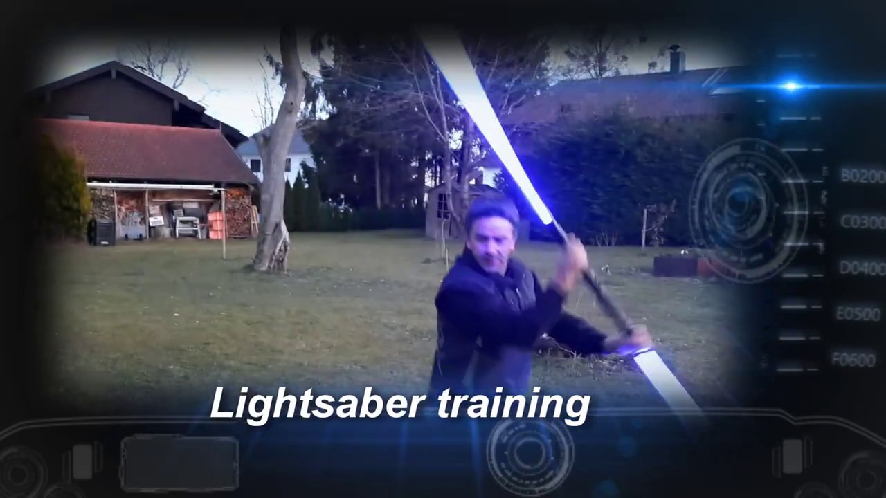 Lightsaber training YouTube