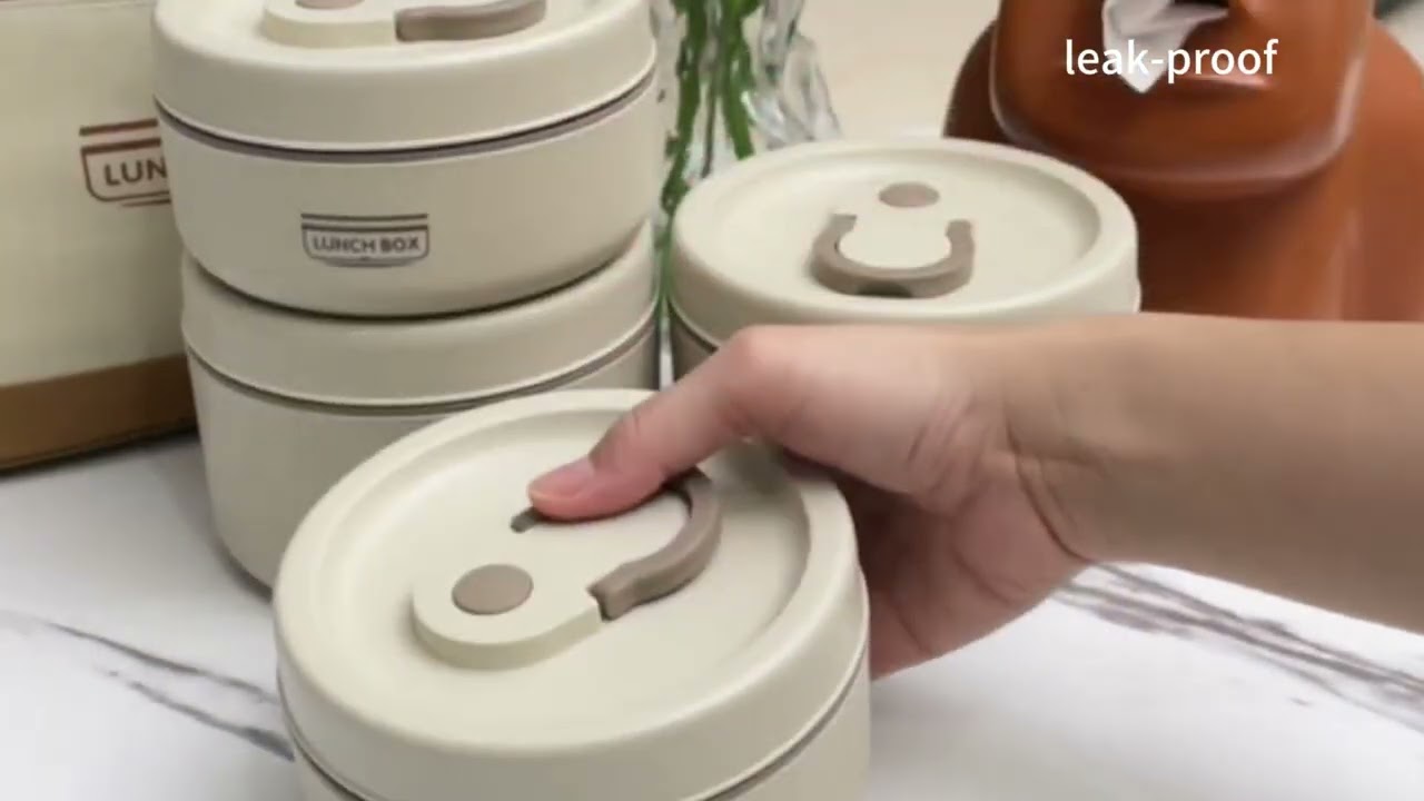 Classic Independent Lunch Box Food Container 420/600ml. Perfect for school, office, or outdoor.