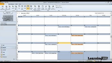 Outlook 2010: Scheduling meeting