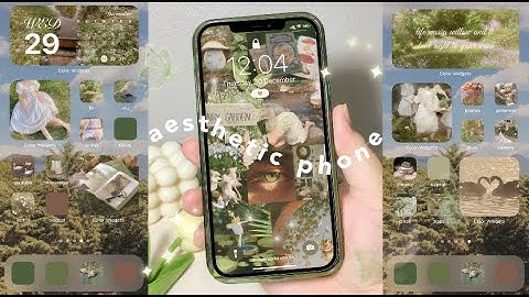 customize your iphone 🕊️ iOS15 (cottage core) 🌿 | how to have an aesthetic phone