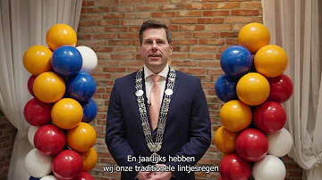 Oproep van burgemeester Lugthart voor aanvragen lintje