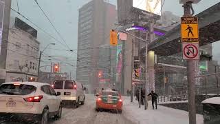 This video is about snow day in toronto-live watch [4k] 2020