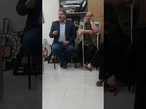 فريق تطوير منهاج الفن خلال زيارة كلية الفنون جامعة النجاح ولقاء مع الاساتذة احمد الحاج ومحمد ابو ستة
