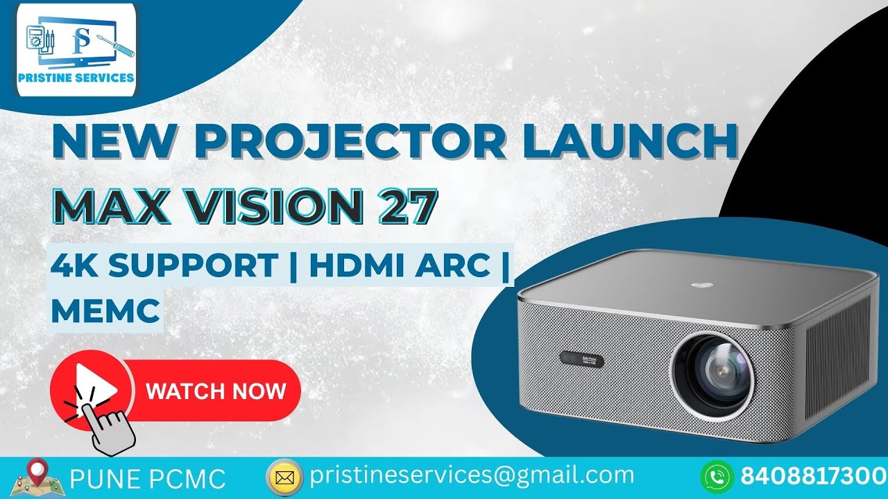 Max Vision 27 Projector Review | 22000 Lumens | Auto Focus | HDMI ARC | MEMC