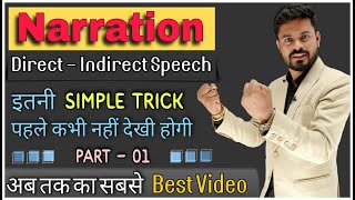 Direct and Indirect Speech In English Grammar | Narration In English | Reported Speech by Ajay Sir