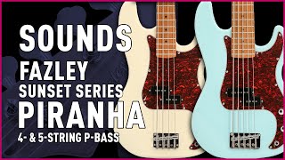 Fazley Sunset Series Piranha 4-/5-string Pbass Impression I Bax Music FR