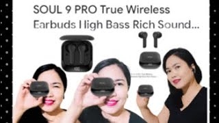 SOUL 9 PRO True Wireless Earbuds High Bass Rich Sound Black. 🇦🇪 screenshot 1