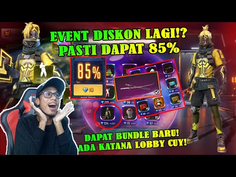 Wow Event Diskon Pasti 85 Dapat Bundle Keren Katana Lobby Garena Free Fire