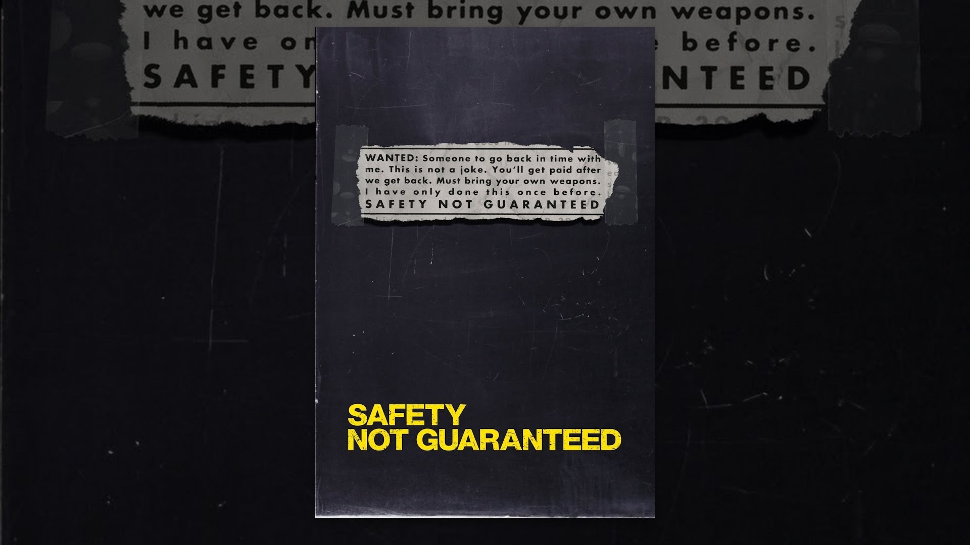 Safety not Guaranteed YouTube