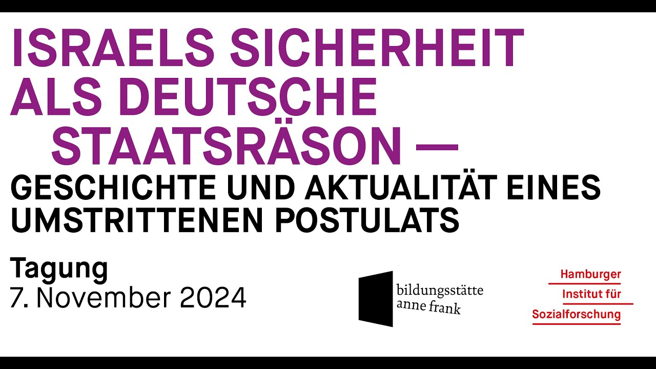 Diskussion: Israelische und palästinensische Perspektiven auf die deutsche Staatsräson
