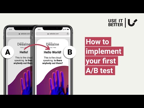 "Hello world!" or... How to run your first A/B test with UseItBetter