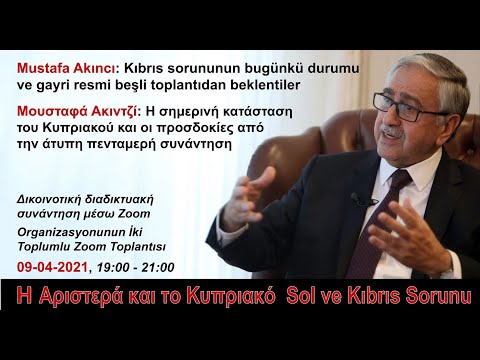 Mustafa Akıncı: Kıbrıs