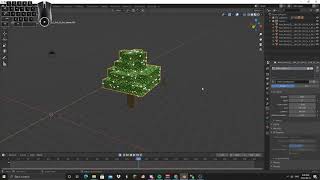 How to make falling leaves in blender 2.90