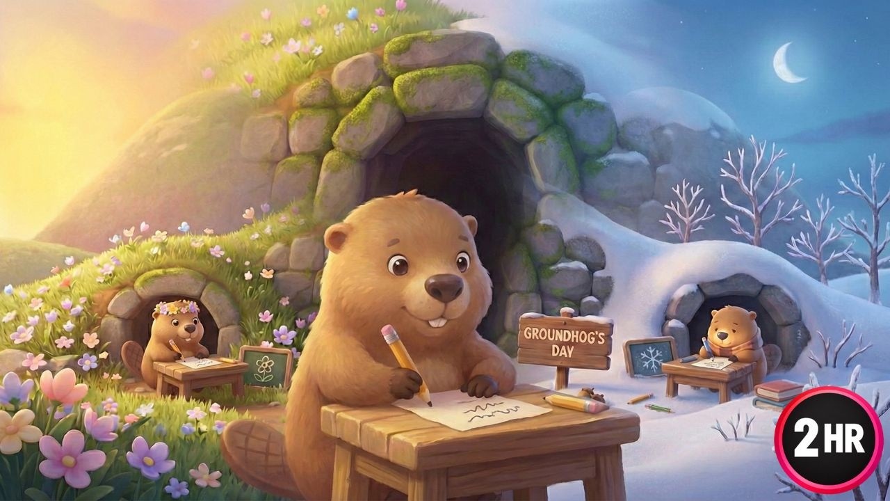 Groundhog Day Mindfulness ASMR 🌤️ | Calm Classroom Ambience for Focus