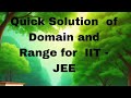 Domain &amp;. Range