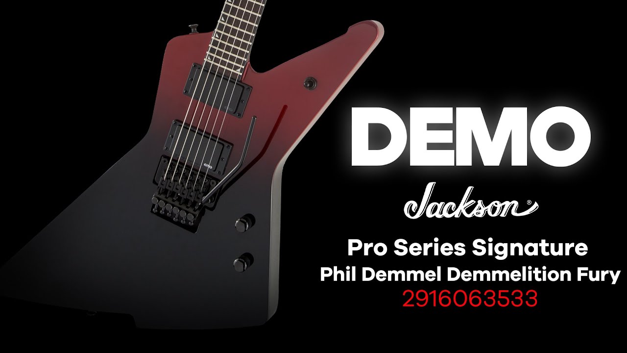 Jackson Signature Demmelition Fury PD - Demo - YouTube