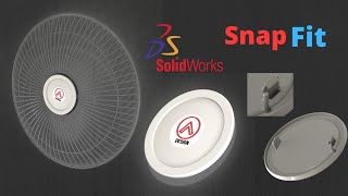 How to Make a Model Cover Fan Guard With a Snap Fit Design in SOLIDWORKS