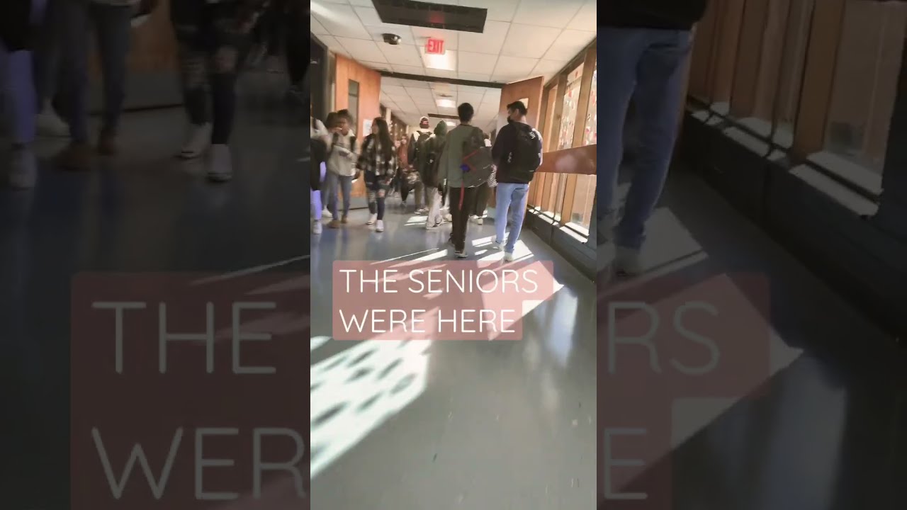 Typical High School Hallway Traffic At Lunchtime