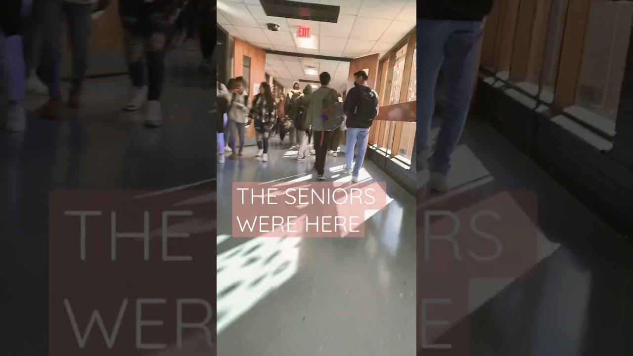 Typical High School Hallway Traffic at Lunchtime