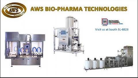 AWS Bio-Pharma Technologies intro video for the 2023 Las Vegas Pack EXPO