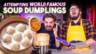 SIGNATURE DISH Cooking Challenge | Soup Dumplings from Din Tai Fung!! Sorted Food