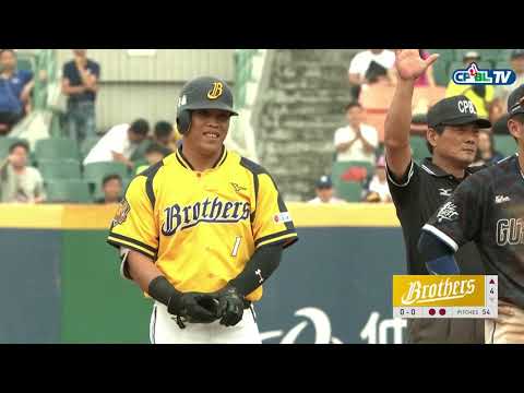 04/28 兄弟 vs 富邦 四局上，兄弟攻勢再起，連續安打擴大領先