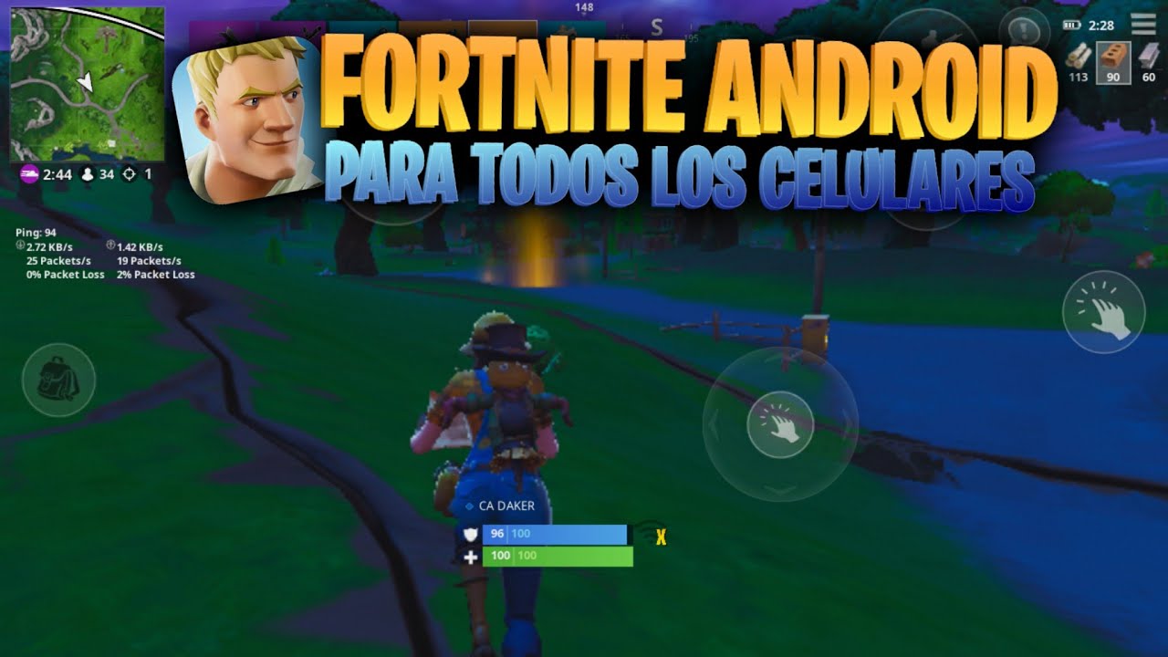 *FINALMENTE* FORTNITE ANDROID OPTIMIZADO PARA 