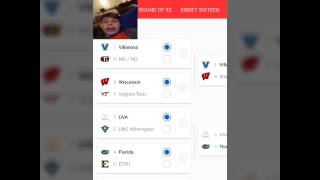 My NCAA bracket