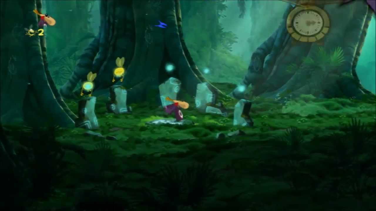 Rayman Origins - Swinging Caves - Speed trophy