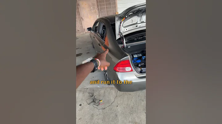 DIY back up camera install