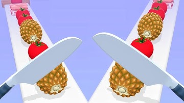 Perfect Slices Game! Satisfying and Relaxing ASMR Slicing Video