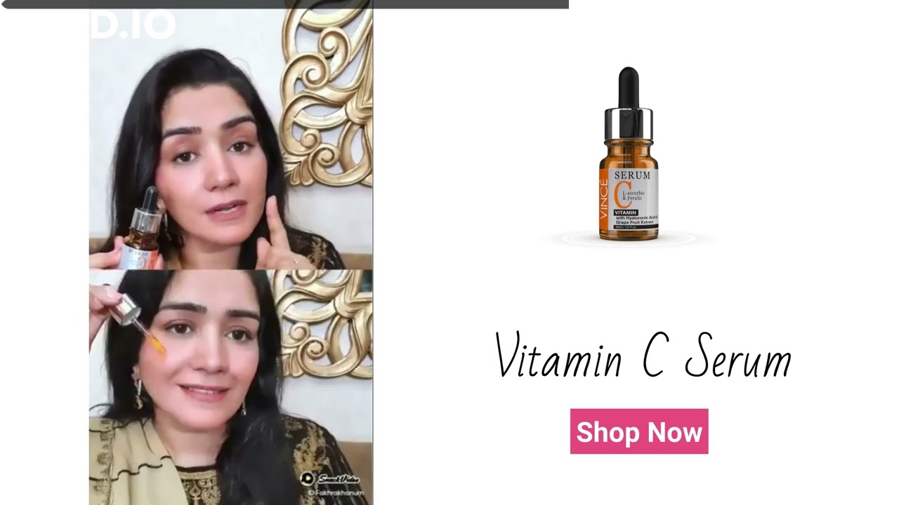 Vitamin C serum Khanum reviews Vince YouTube