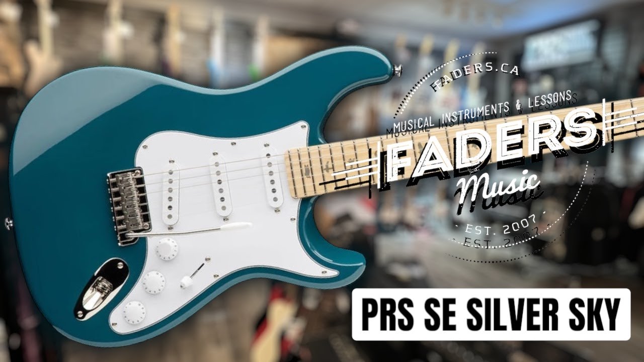PRS SE Silver Sky in Nylon Blue – Quick 2-Minute Overview
