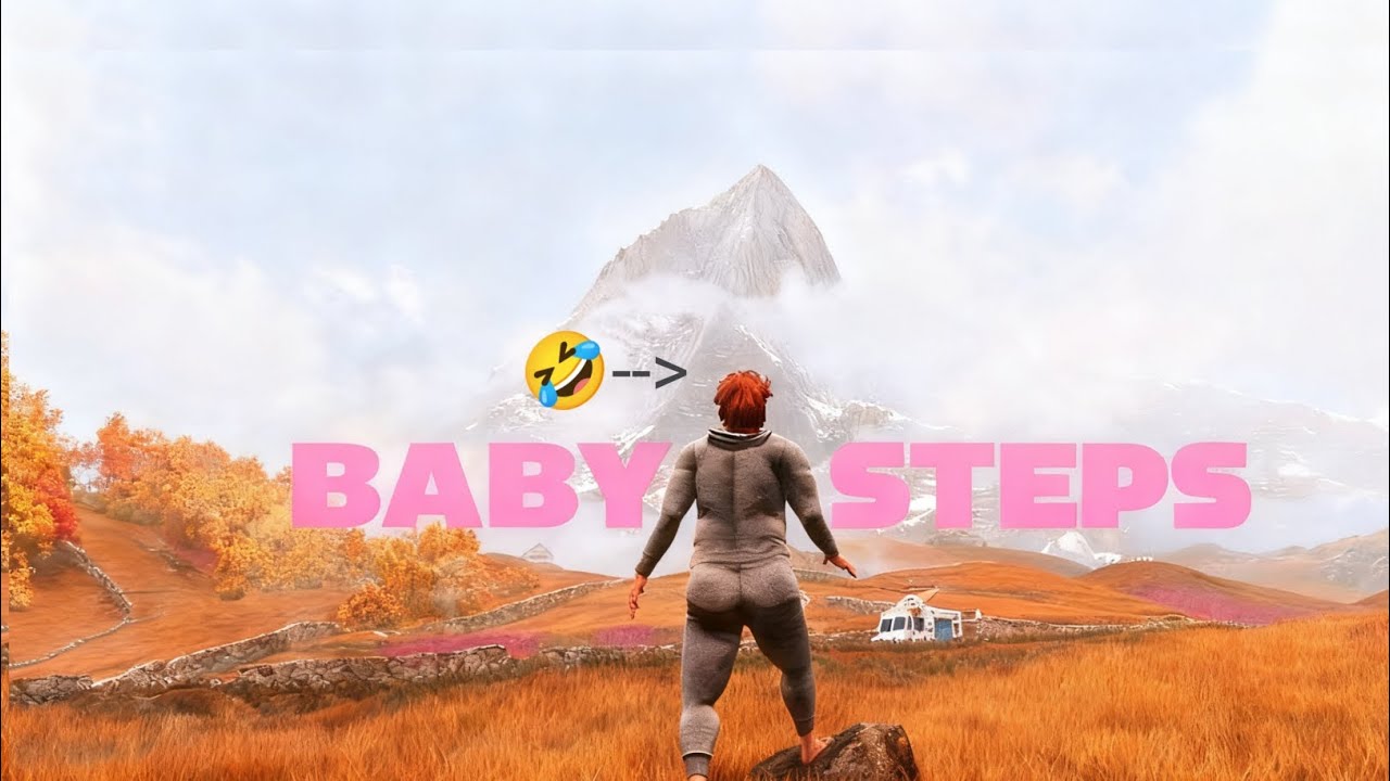 AKU MENJADI BABY DAN AKU MENJELAJAHI HUTAN SENDIRIAN-BABY STEPS