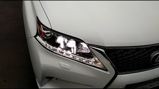 LEXUS RX450 ремонт фары, устранение запотевания