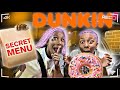 TRYING SECRET MENU ITEMS AT DUNKIN 😱