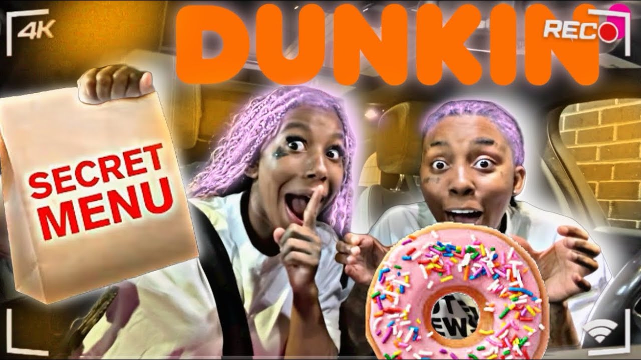 ПРОБУЕМ СЕКРЕТНЫЕ БЛЮДА ИЗ МЕНЮ В DUNKIN 😱