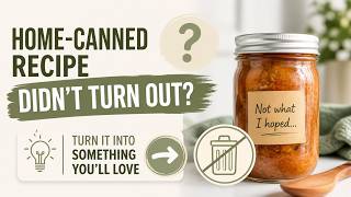 How to Rescue a Bad Home-Canned Recipe Using AI