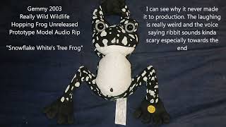 Details 2003 Gemmy Really Wild WIldlife Hopping Frog Unreleased Prototype Audio News