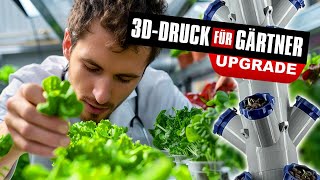 My 3D-printed hydroponic tower: Construction, upgrades & plant variety! 🌿🌱