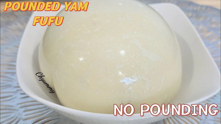 Make POUNDED YAM WITHOUT POUNDING FOR BEGINNERS UNDER 20 MINUTES