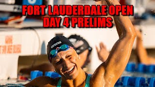 2026 Speedo Fort Lauderdale Open: Day 4 Prelims